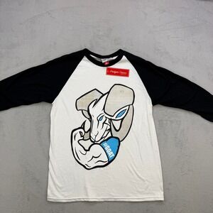 Headgear Classics Shirt Mens Medium Raglan T-Shirt White GOAT Ram Graphic Tee